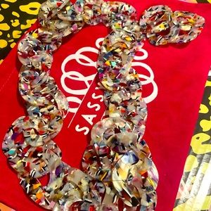 SJ confetti Zaria mini. Goes on over head-no clasp